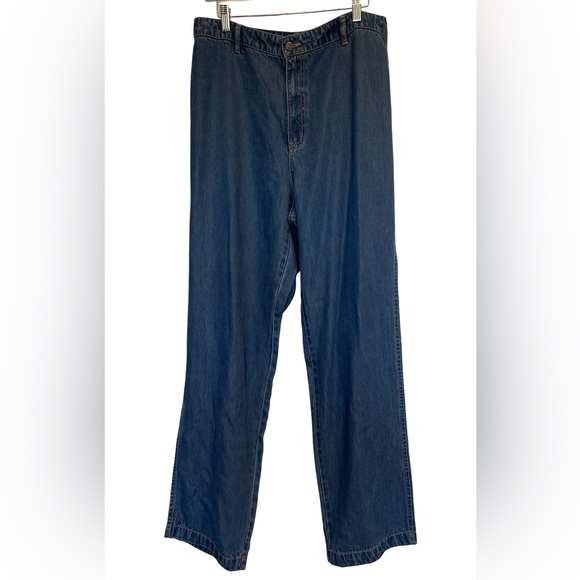 SO blue Denim - So Blue 100% Lyocell Tencel Blue Jeans Hi Rise Buttery Soft Size 14